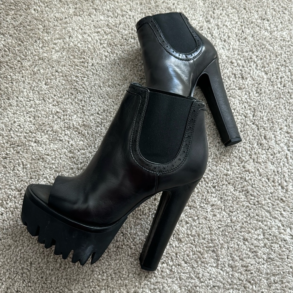 Versus Versace Platform Combat Booties 36